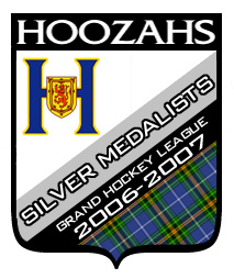 Halifax Hoozahs 2006-2007 Silver Medal Banner