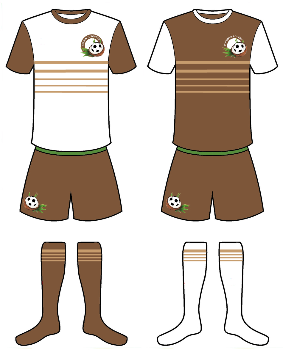 Coconut Rovers jerseys