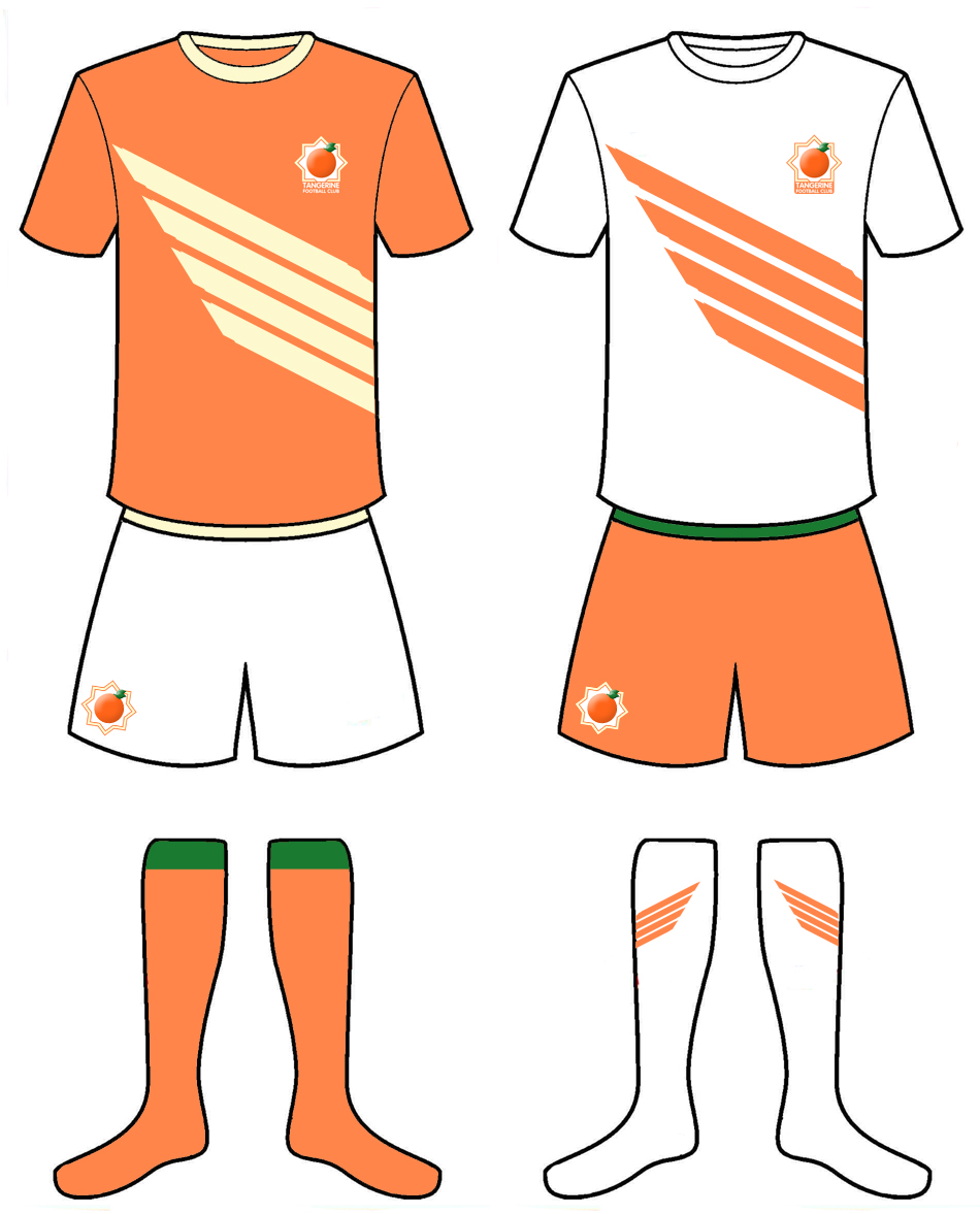 Tangerine Football Club jerseys